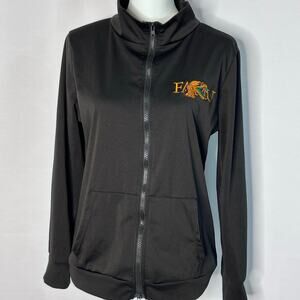 FAMU Florida A&M University Black Full Zip Jacket Womens XL